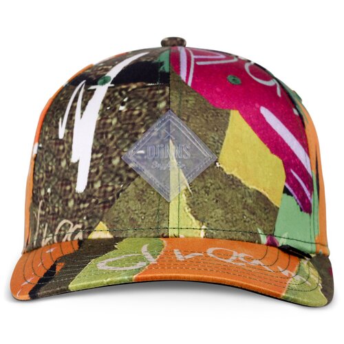 Djinns 6 Panel TrueFit Cap Just Wild Berry/Green/Orange