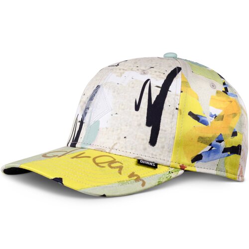 Djinns 6 Panel TrueFit Cap Just Wild Khaki/Yellow/Black