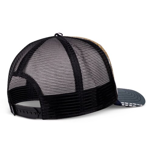 Djinns HFT Cap Summerpattern Black/White/Khaki