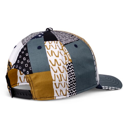 Djinns 6 Panel TrueFit Cap Summerpattern Black/White/Khaki