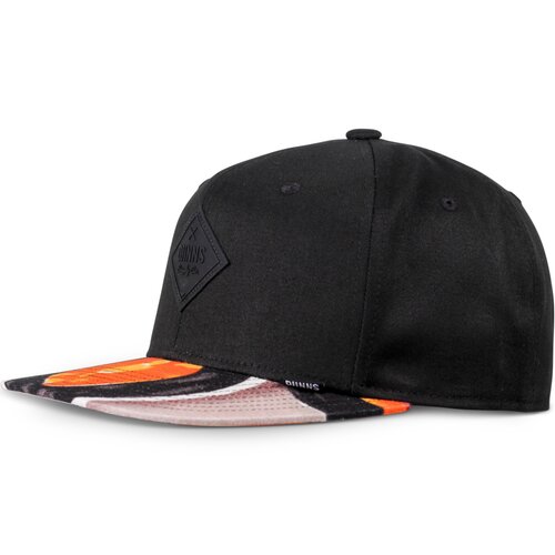 Djinns 6 Panel Snapback Cap Paintdots Rev. Black/Orange/Purple