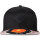 Djinns 6 Panel Snapback Cap Paintdots Rev. Black/Orange/Purple
