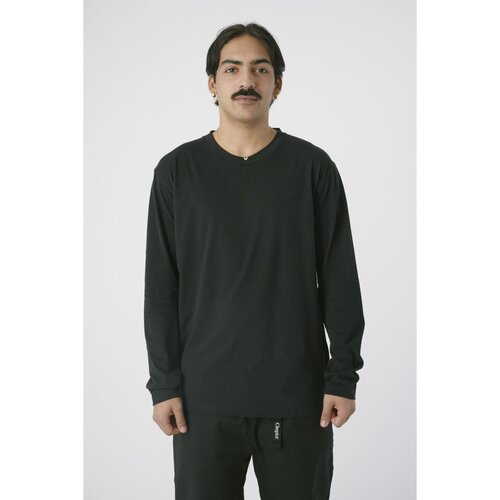 Cleptomanicx Longsleeve Ligull Black XS