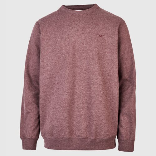 Cleptomanicx Regular Crewneck Ligull Heather Tawny Port XL