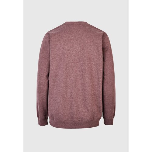 Cleptomanicx Regular Crewneck Ligull Heather Tawny Port XL