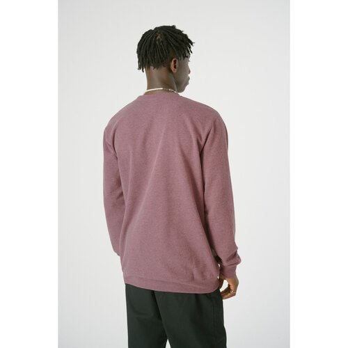 Cleptomanicx Regular Crewneck Ligull Heather Tawny Port XL