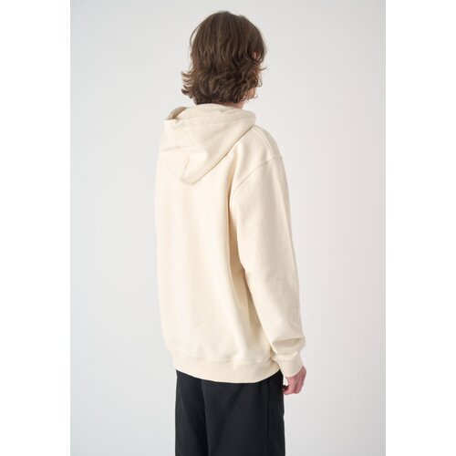 Cleptomanicx Boxy Hooded Guard the Garden Raw Undyed S