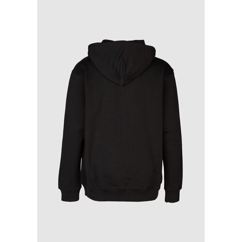 Cleptomanicx Boxy Hooded Ghost Black XL