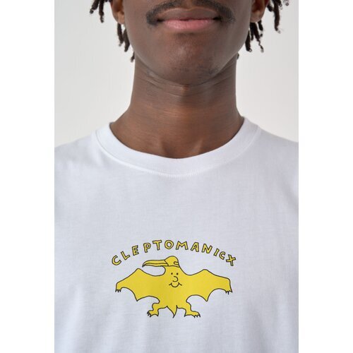 Cleptomanicx Boxy Tee Ghost White M