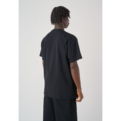 Cleptomanicx Boxy Tee Ghost Black M