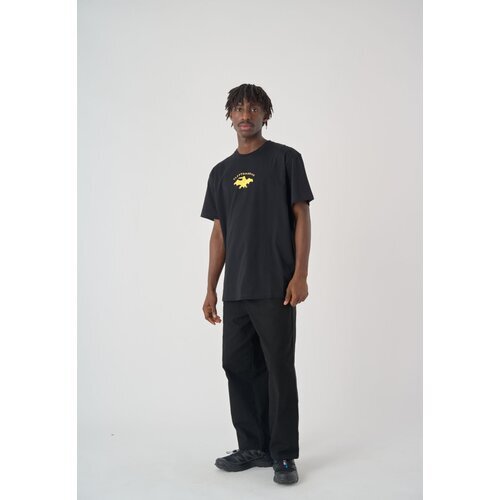 Cleptomanicx Boxy Tee Ghost Black M