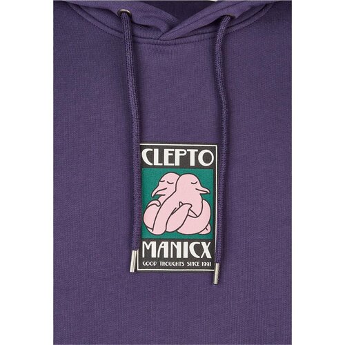 Cleptomanicx Boxy Hooded Hugull Gothic Grape XS