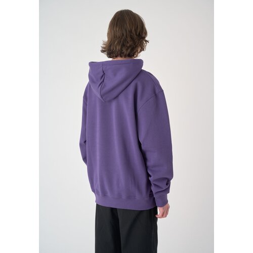 Cleptomanicx Boxy Hooded Hugull Gothic Grape XS