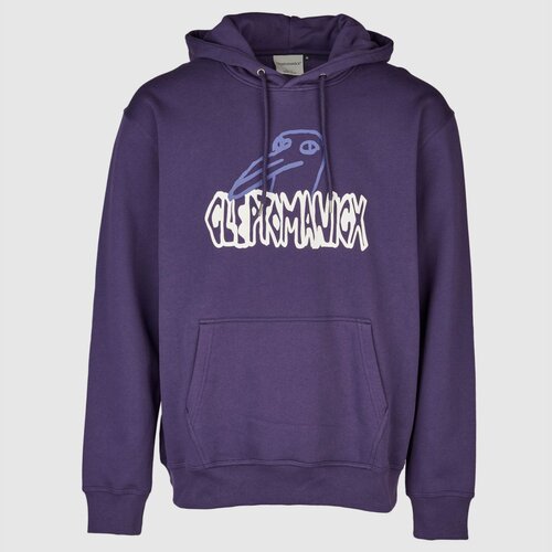 Cleptomanicx Boxy Hooded Krooked Gulls Gothic Grape S