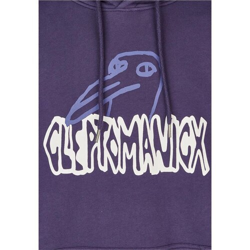 Cleptomanicx Boxy Hooded Krooked Gulls Gothic Grape S