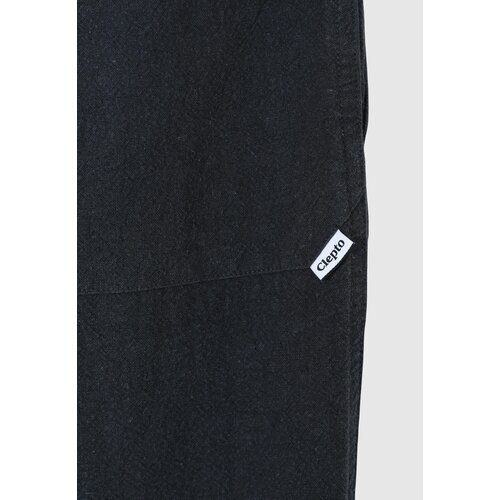 Cleptomanicx Pants Steezy Linen Blue Graphite XS