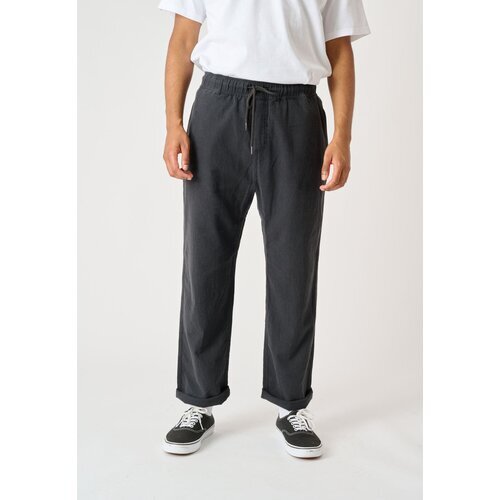 Cleptomanicx Pants Steezy Linen Blue Graphite XS