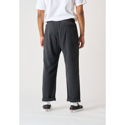 Cleptomanicx Pants Steezy Linen Blue Graphite XS