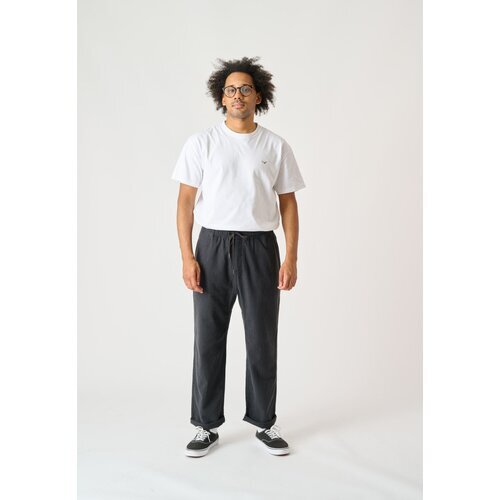 Cleptomanicx Pants Steezy Linen Blue Graphite XS