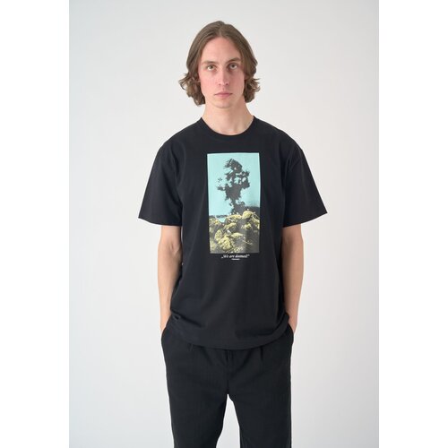 Cleptomanicx Boxy Tee Doomed Black XL