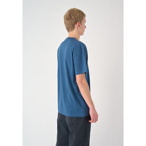 Cleptomanicx Boxy Tee Dancing Towers Ensign Blue S