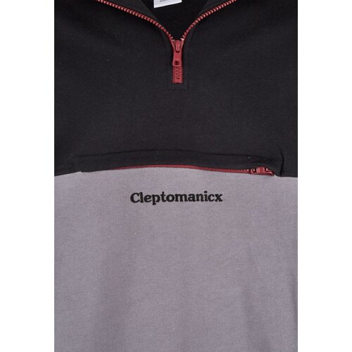 Cleptomanicx Boxy Hooded Hooded Block Black XL