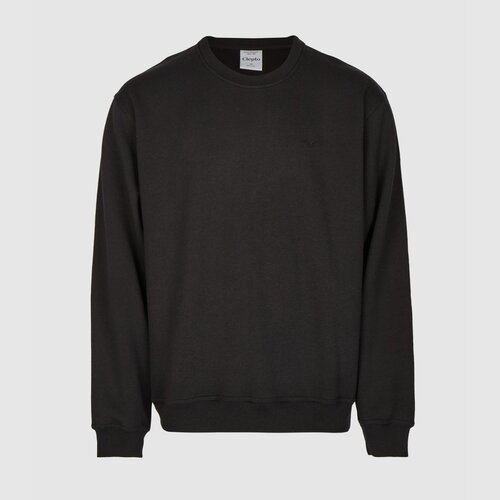 Cleptomanicx Boxy Crewneck Ligull Deluxe Black S