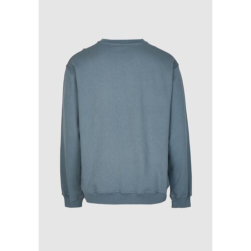 Cleptomanicx Boxy Crewneck Ligull Deluxe Blue Mirage XL