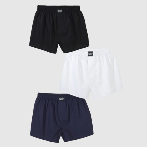 Lousy Livin 3Pack Boxershorts Plain 3 Pack Black/White/Navy S