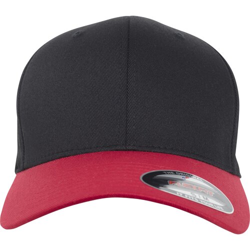 Flexfit Cap Wooly Combed 2-Tone blk/red L/XL