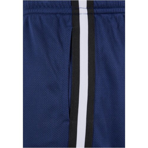 Urban Classics Stripes Mesh Shorts darkblue/black/white XXL