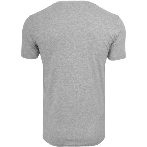 Build your Brand Light T-Shirt V-Neck heather grey XXL