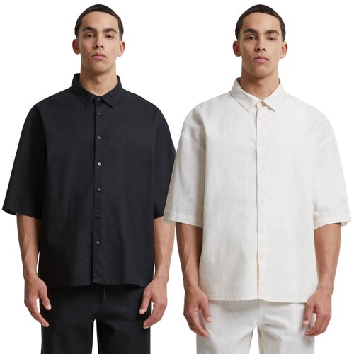 Urban Classics Boxy Cotton Linen Shirt