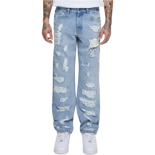 Urban Classics Heavy Ounce Straight Fit Heavy Destroyed Jeans