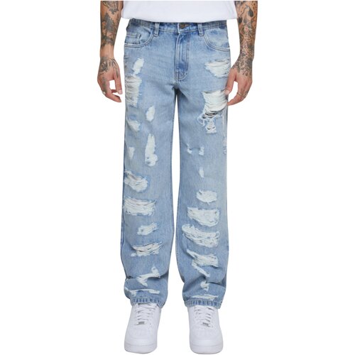 Urban Classics Heavy Ounce Straight Fit Heavy Destroyed Jeans