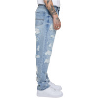 Urban Classics Heavy Ounce Straight Fit Heavy Destroyed Jeans