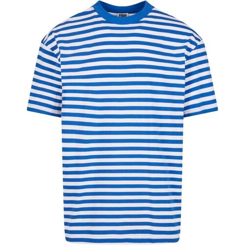 Urban Classics Regular Stripe Tee white/royal XXL