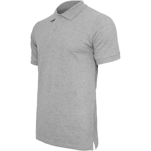 Build your Brand Polo Piqu Shirt heather grey XXL