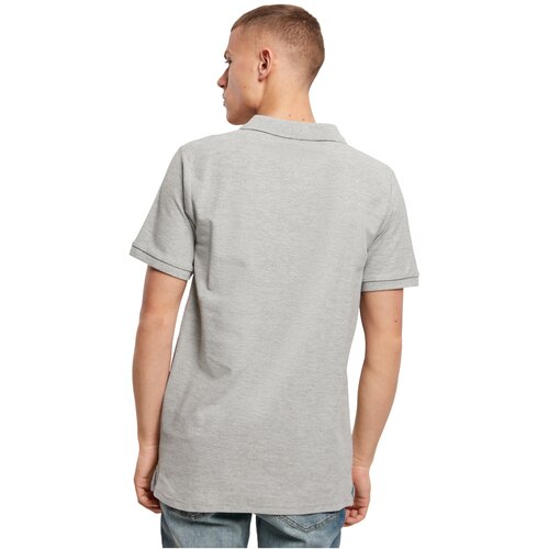 Build your Brand Polo Piqu Shirt heather grey XXL