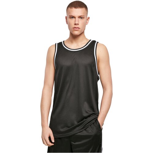 Build your Brand Mesh Tanktop blk/wht S