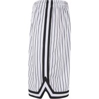 Urban Classics Striped Mesh Shorts white/black XXL