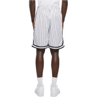 Urban Classics Striped Mesh Shorts white/black XXL