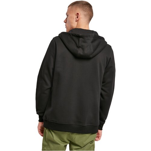 Build your Brand Heavy Zip Hoody black L