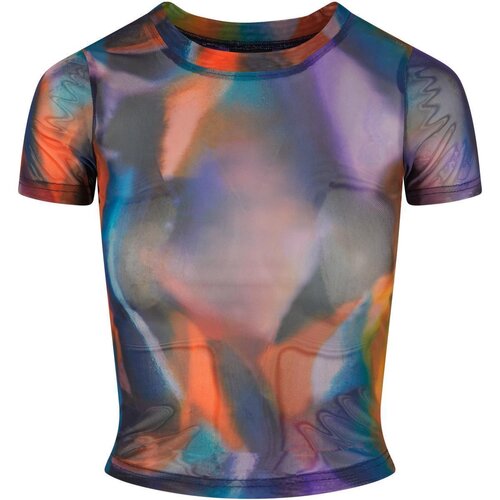 Urban Classics Ladies AOP Mesh Tee multicolorreflection 3XL