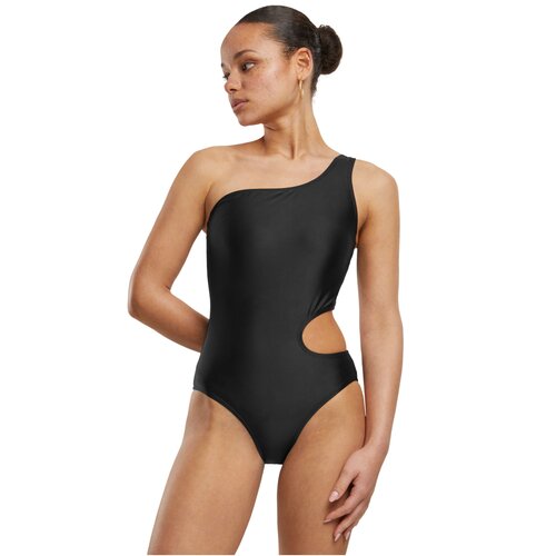 Urban Classics Ladies Asymmetric Cut Out Swimmsuit