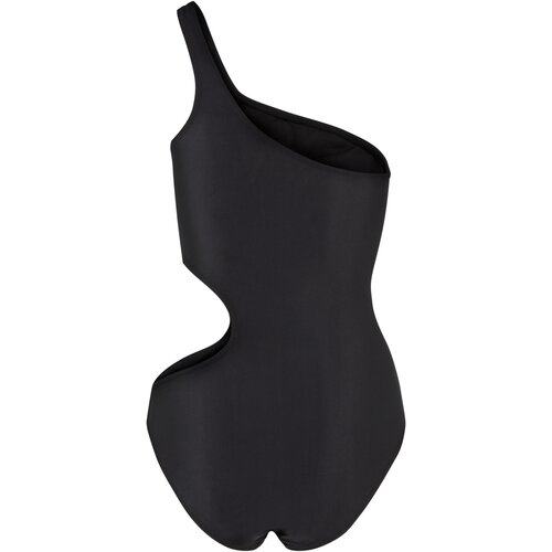 Urban Classics Ladies Asymmetric Cut Out Swimmsuit black L