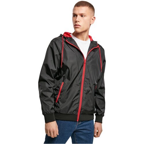 Build your Brand Windrunner blk/red L