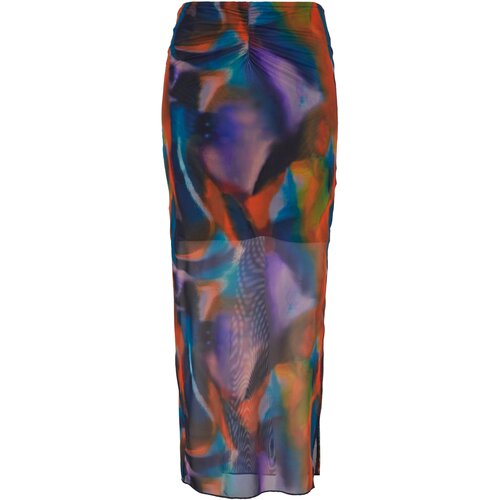 Urban Classics Ladies AOP Mesh Tube Skirt multicolorreflection L