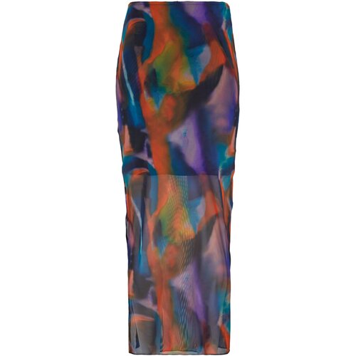 Urban Classics Ladies AOP Mesh Tube Skirt multicolorreflection L