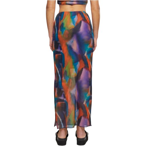 Urban Classics Ladies AOP Mesh Tube Skirt multicolorreflection L